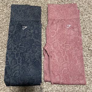 Gymshark ADAPT ANIMAL SEAMLESS LEGGINGS size medium (M)